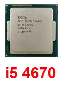 پردازنده کارکرده intel i5 4670